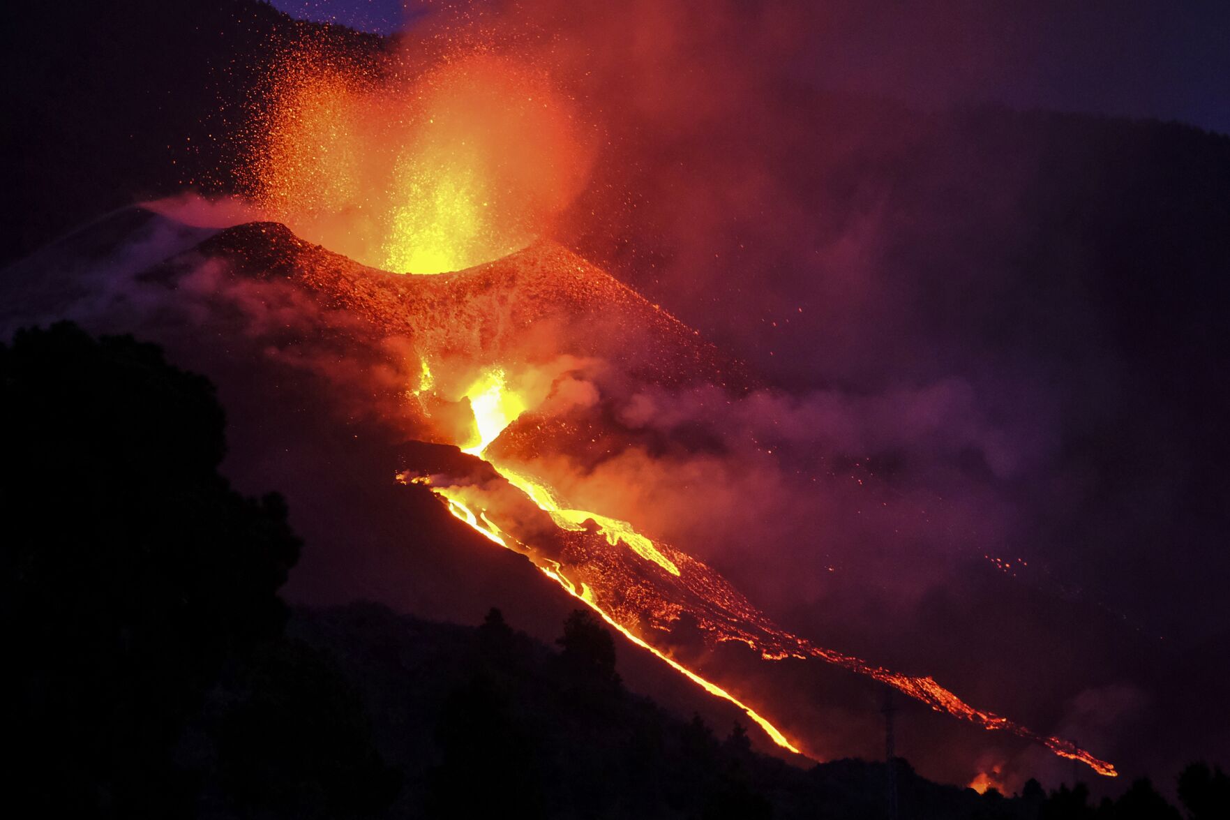 APTOPIX Spain Volcano